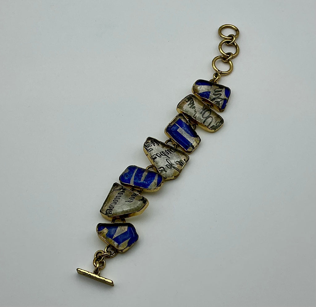 Charles Alger Gold Absolut Vodka Necklace and Bracelet Set