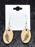 Oval Sprig Earrings