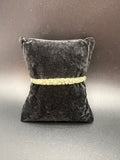 Antique Sterling Silver Nugget Hinge Bracelet