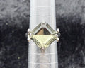 Adjustable Green Crystal Ring