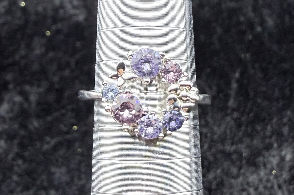 Butterfly and Crystal Ring