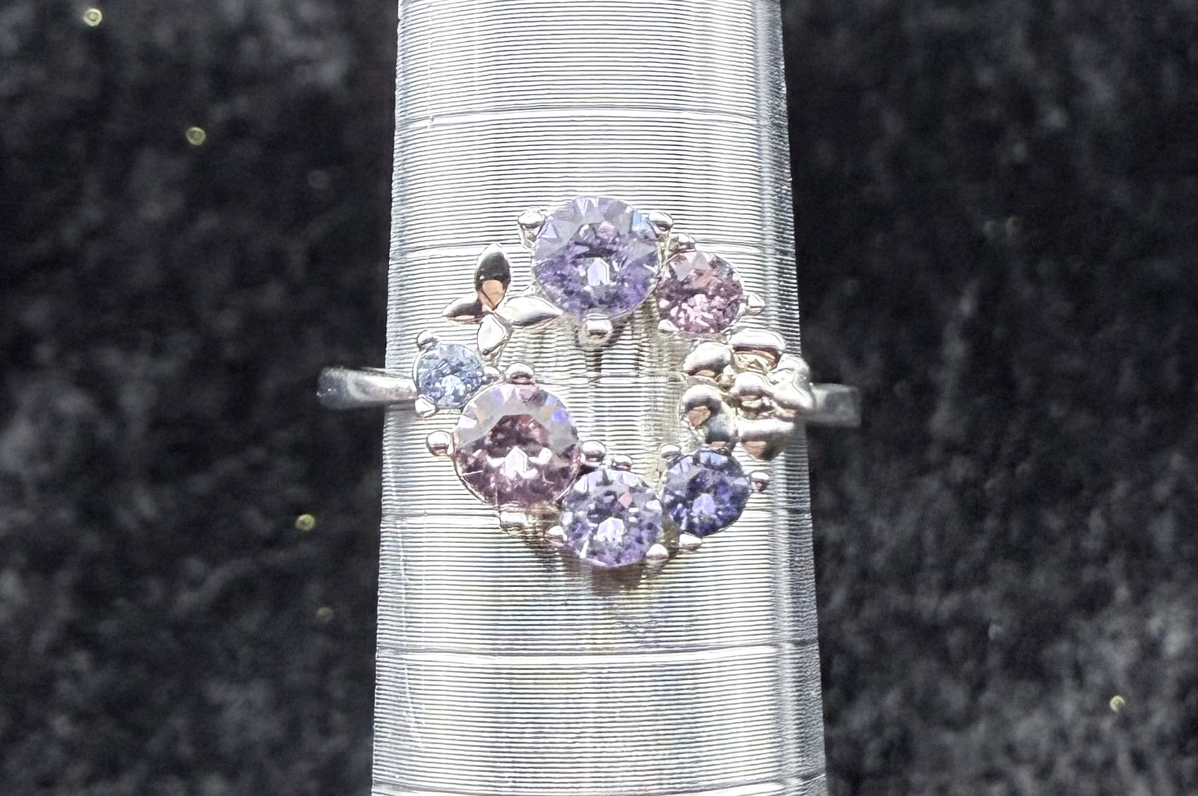 Butterfly and Crystal Ring