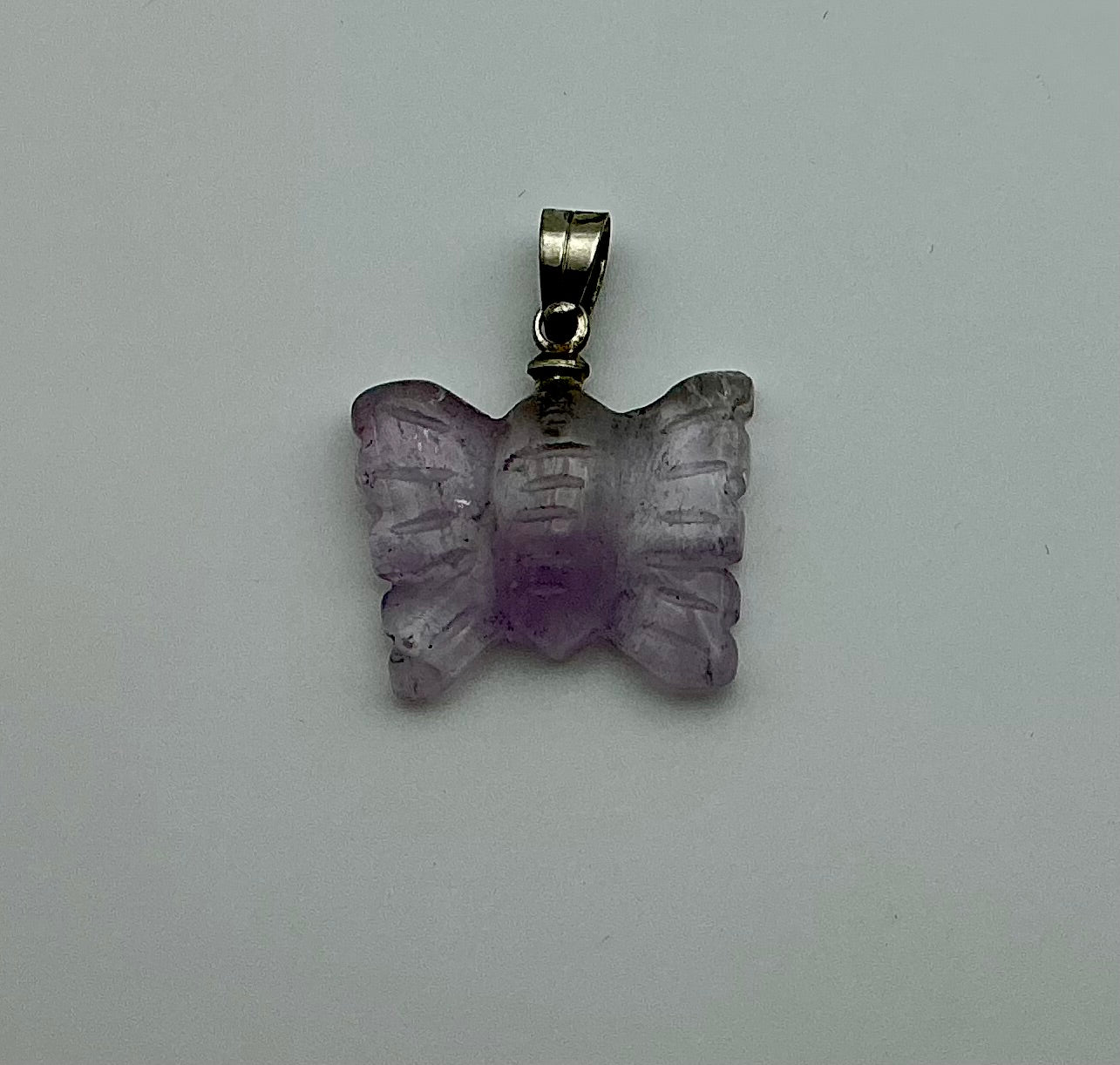 Amethyst Butterfly Pendant