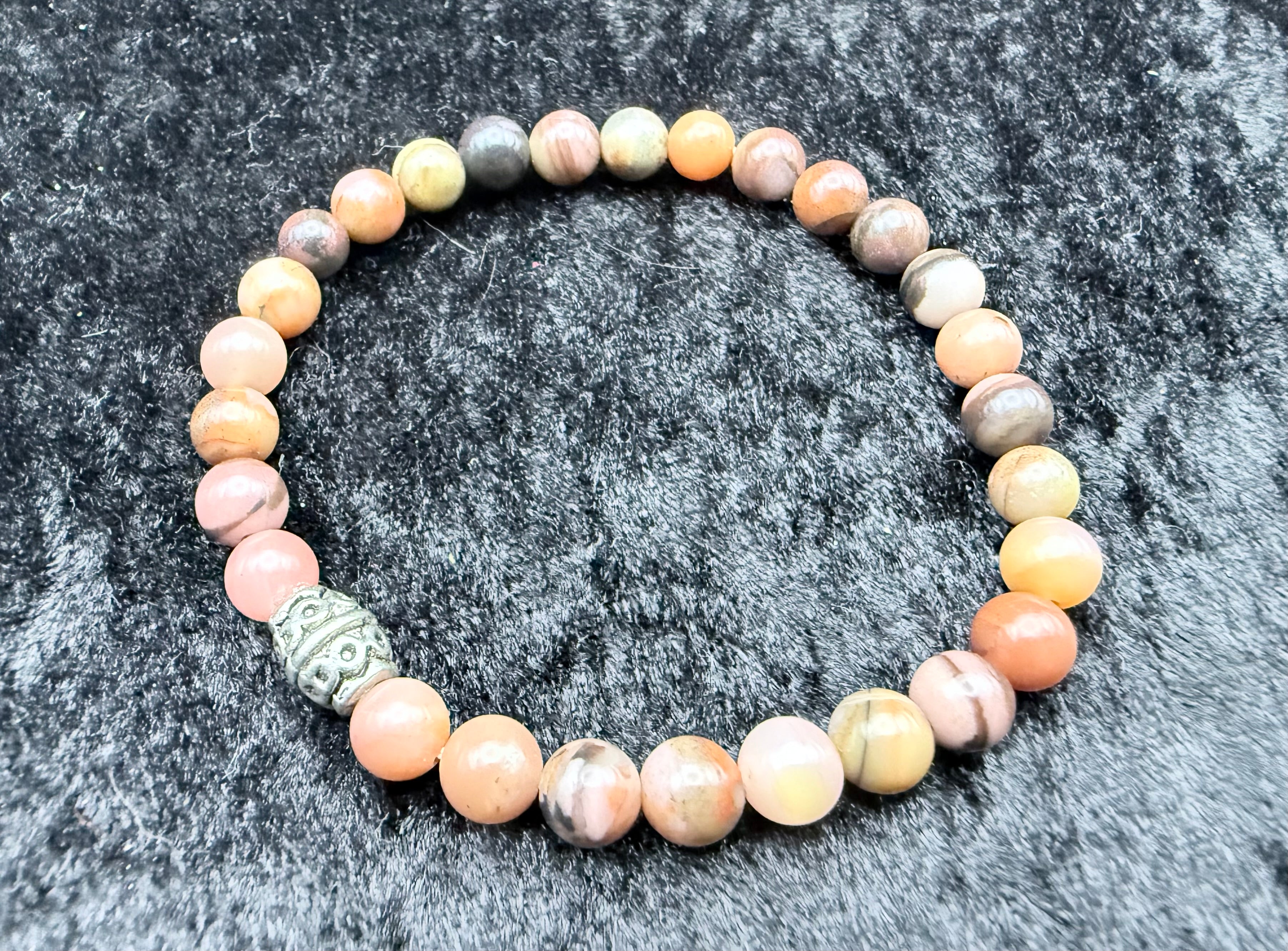 Rainbow Jasper Beaded Bracelet