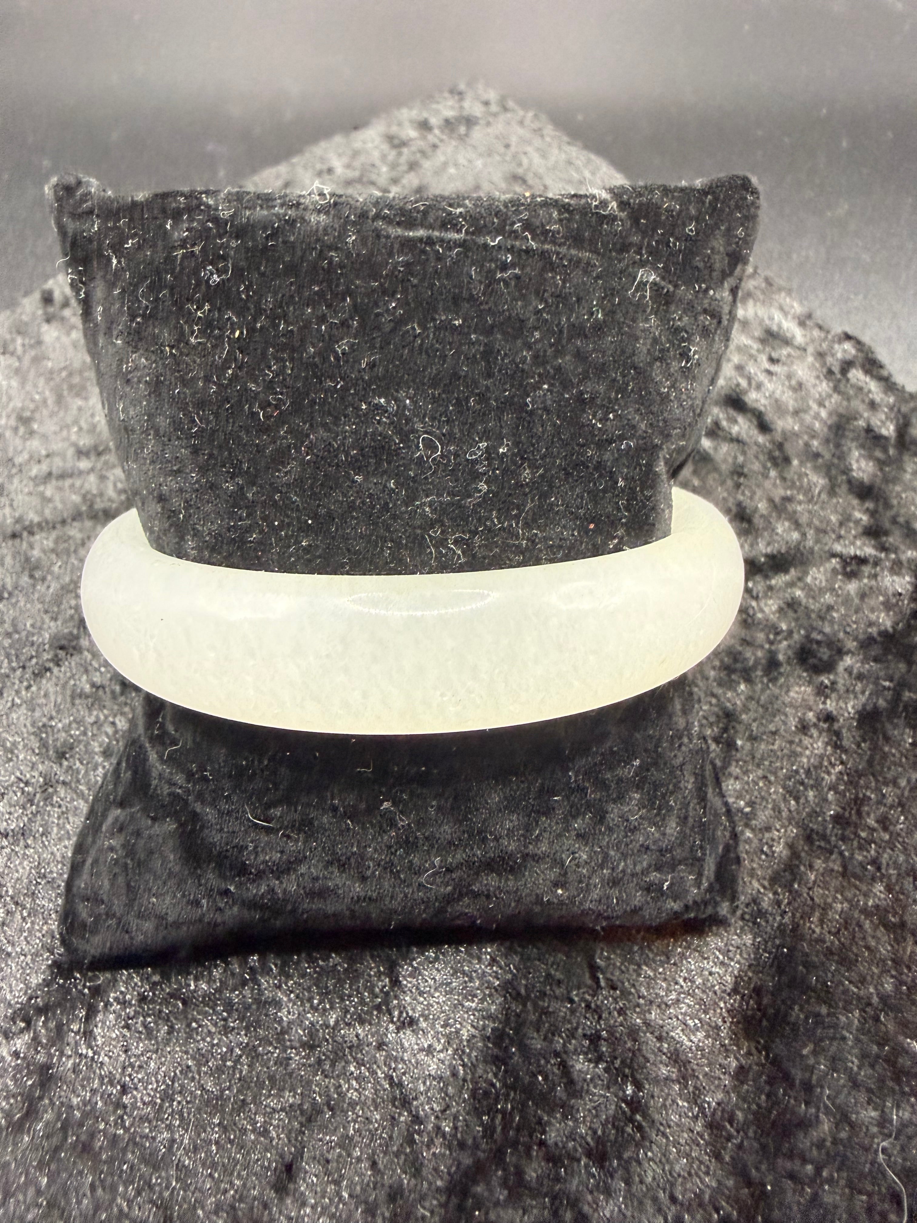 White Jadeite Bangle