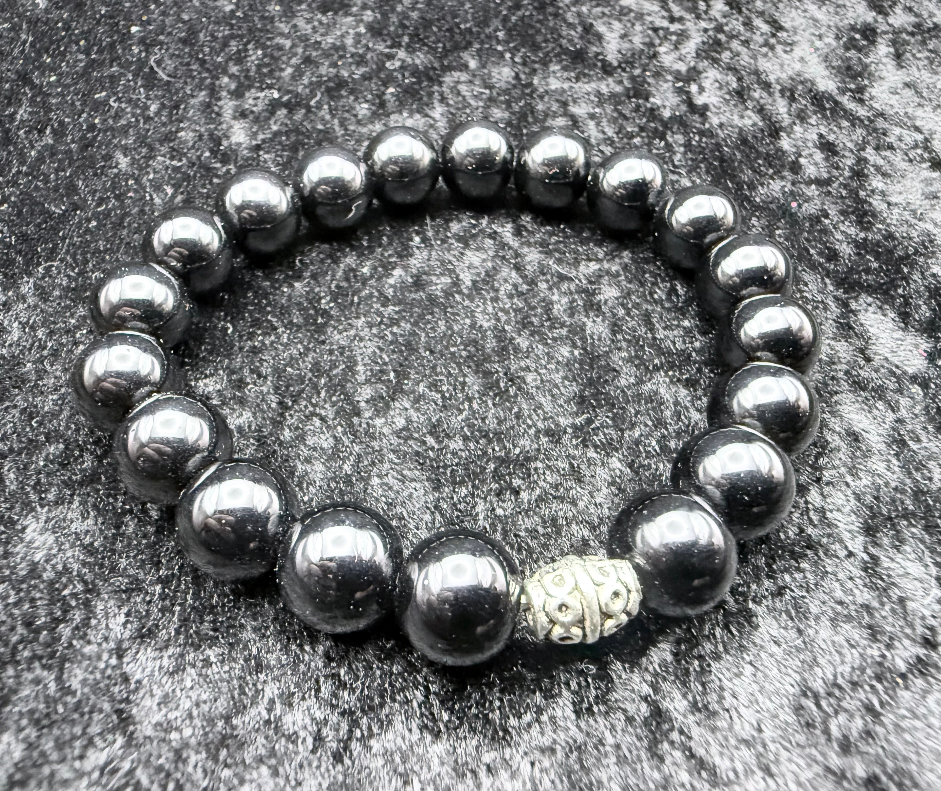 Black Onyx Beaded Bracelet