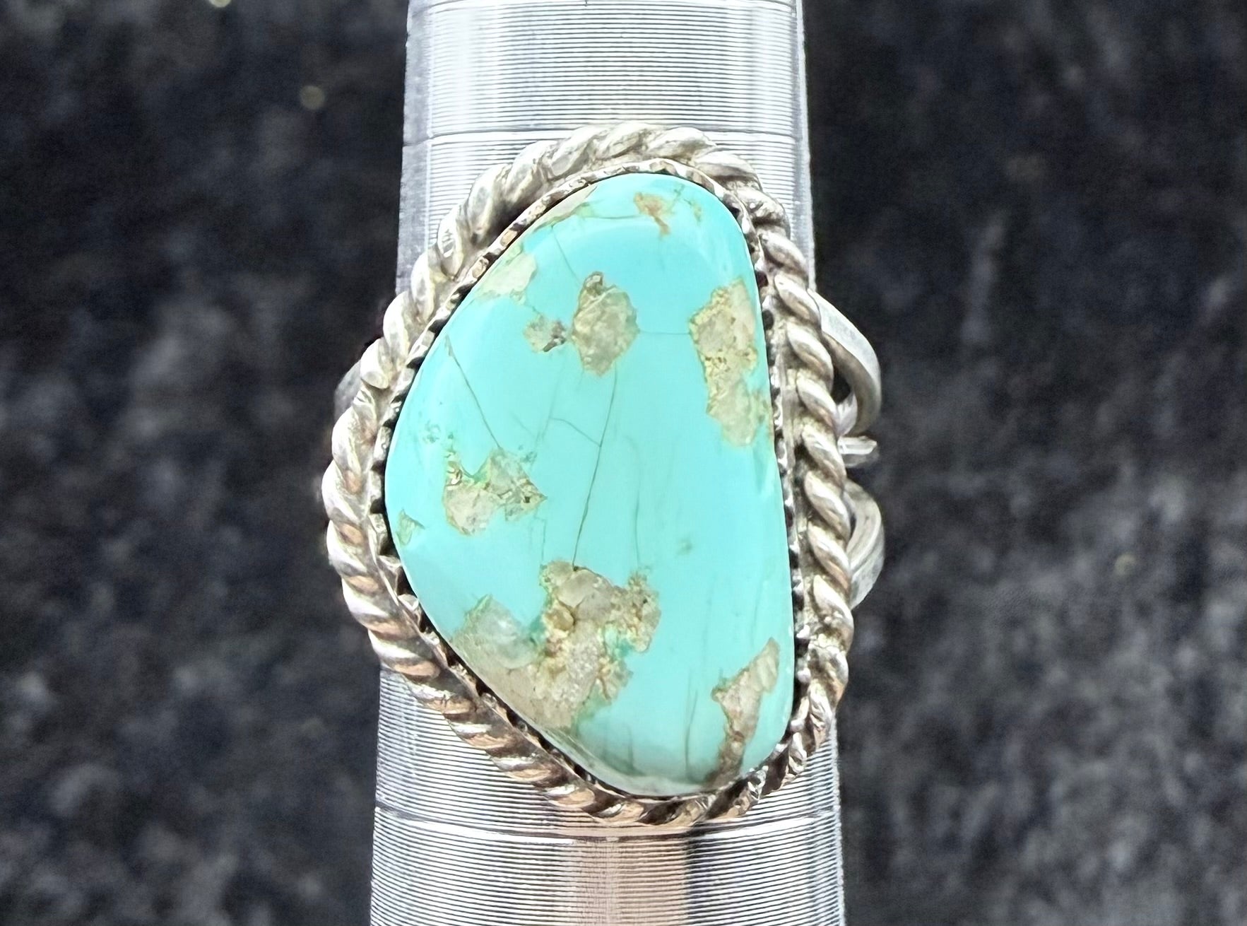 Native Sterling Turquoise Ring