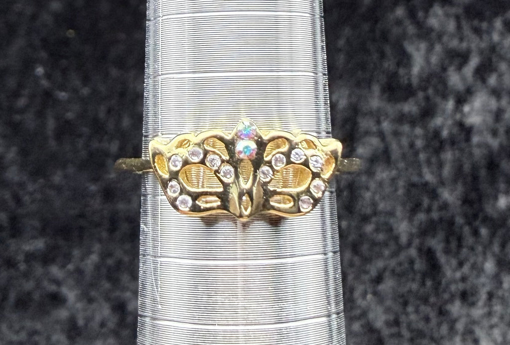 Gold Mask Ring