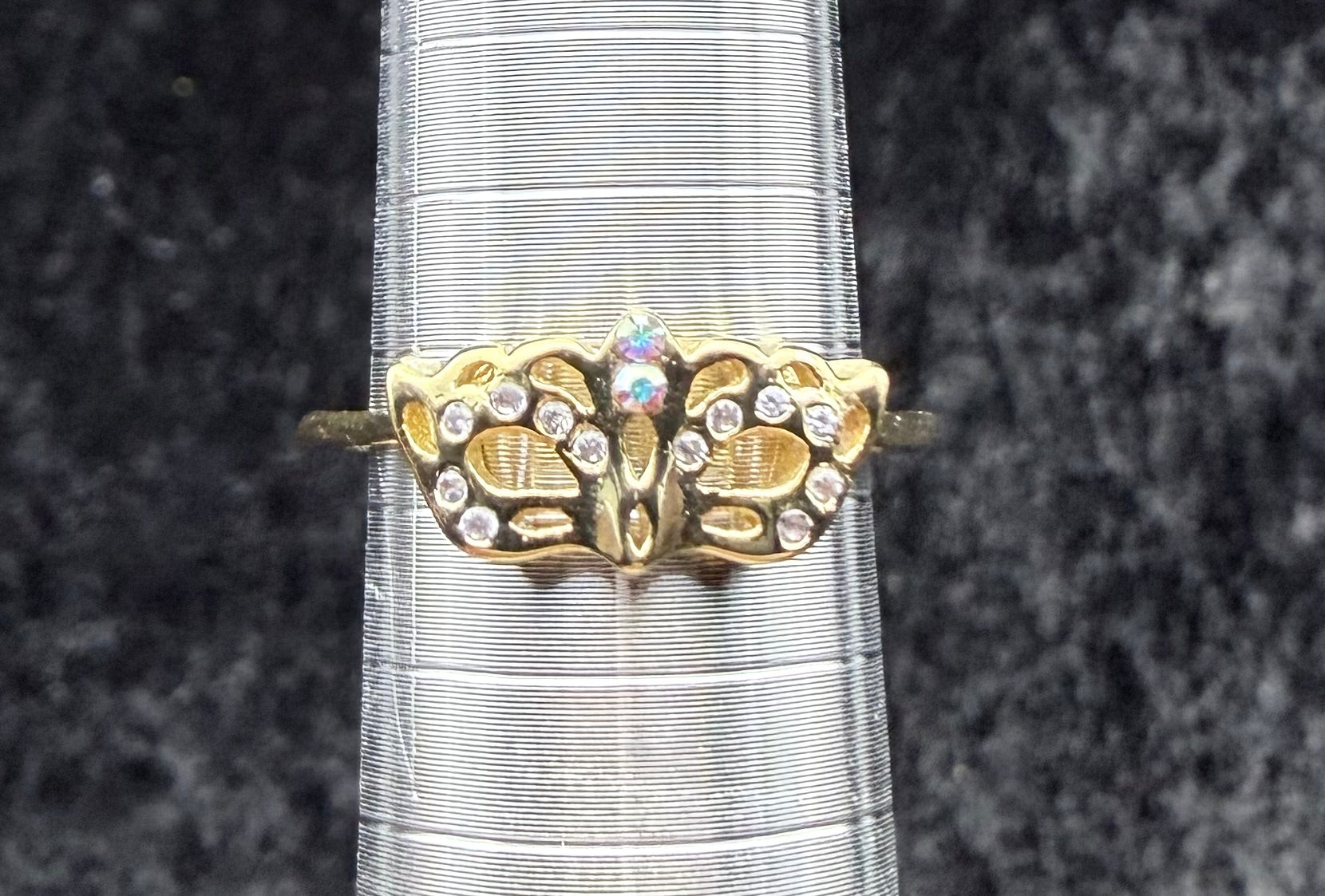 Gold Mask Ring