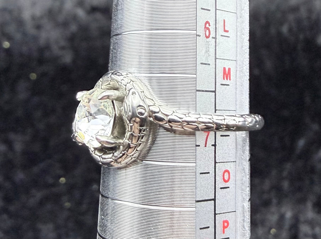 Crystal Snake Ring