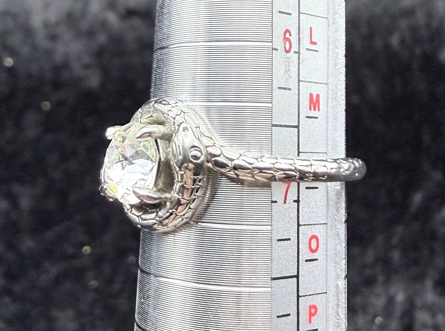 Crystal Snake Ring
