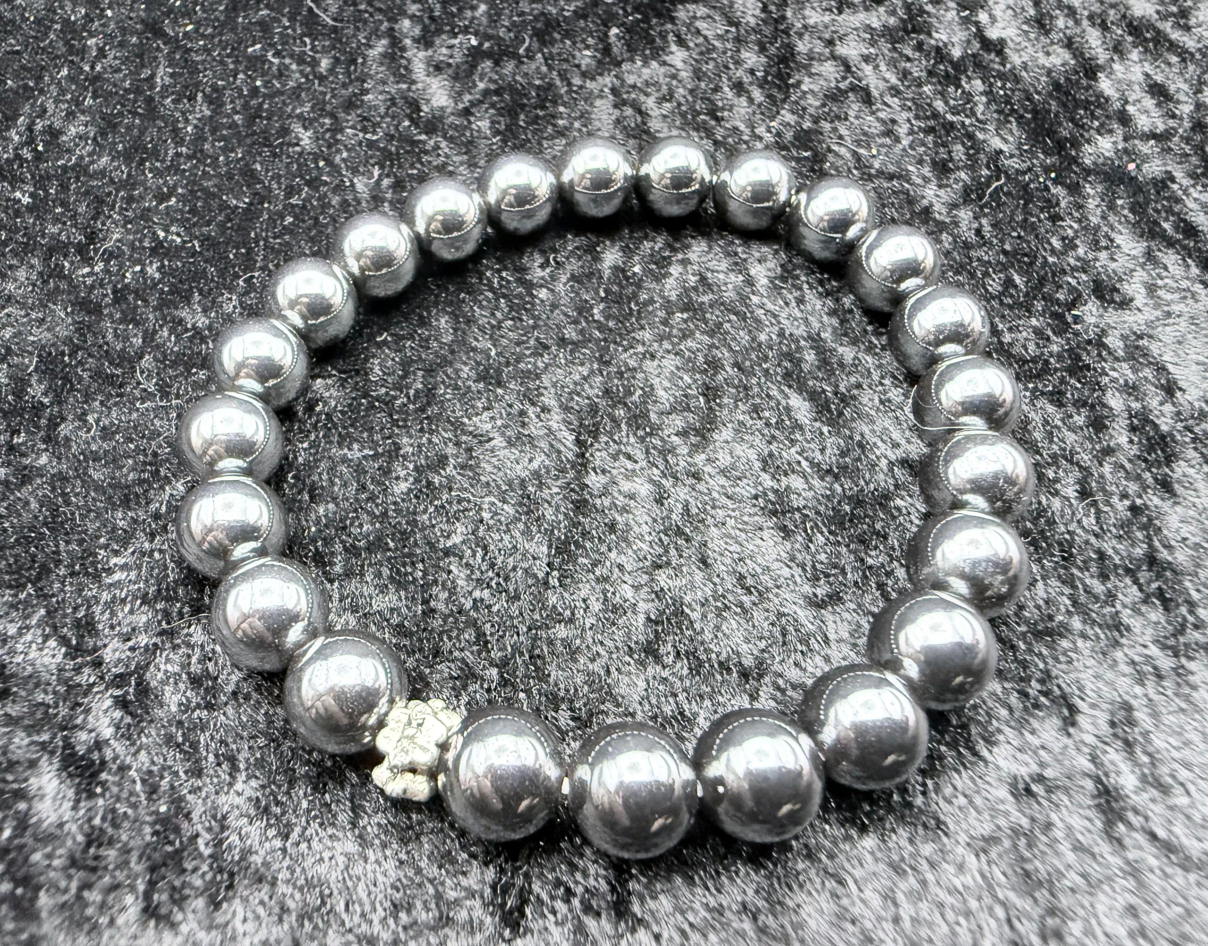 Hematite Beaded Bracelet