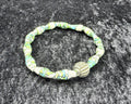 White Paper Beaded Bracelet